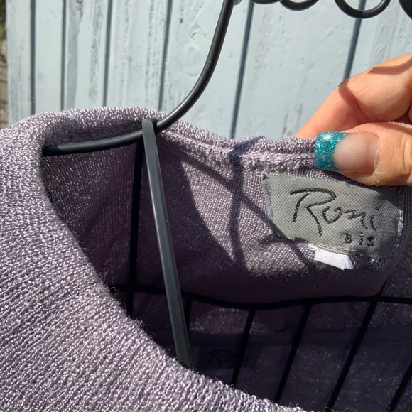 Roni Bis Dress (Size M-L) and Cowl Neck Top (Size S-M)-Color is Lilac - Picture 5 of 9